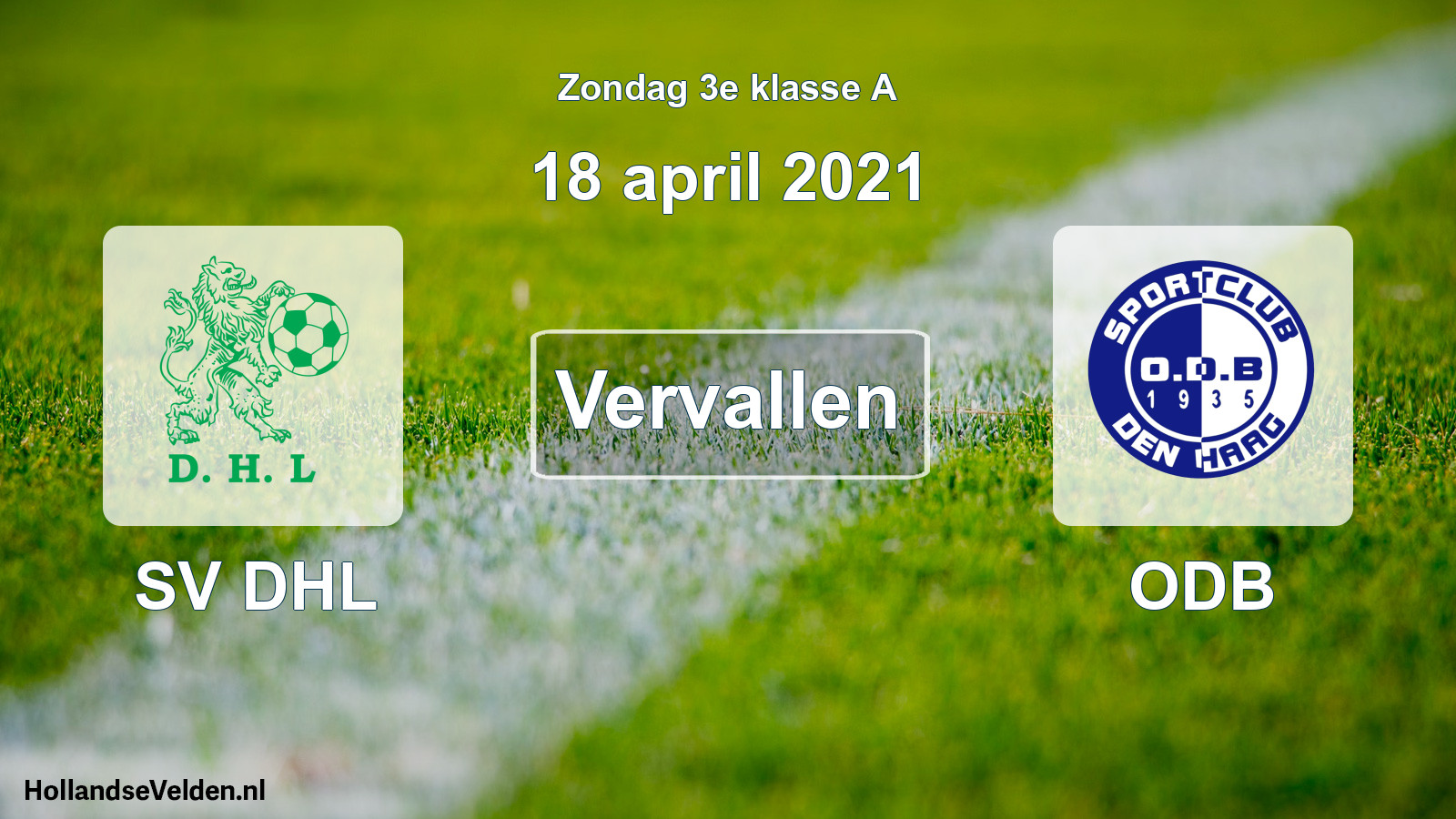 Scheduled Match: SV DHL - ODB (18 April 2021)