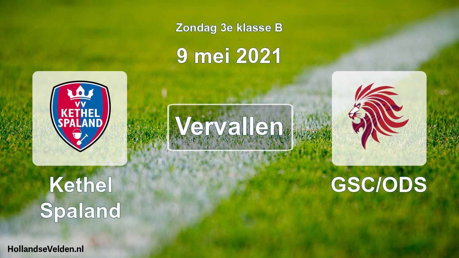 Scheduled Match: Kethel Spaland - GSC/ODS (9 May 2021)