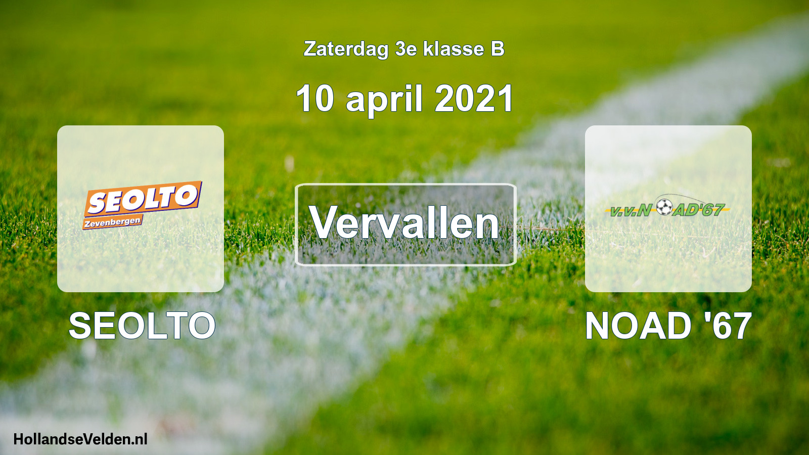 Scheduled Match: SEOLTO - NOAD '67 (10 April 2021)
