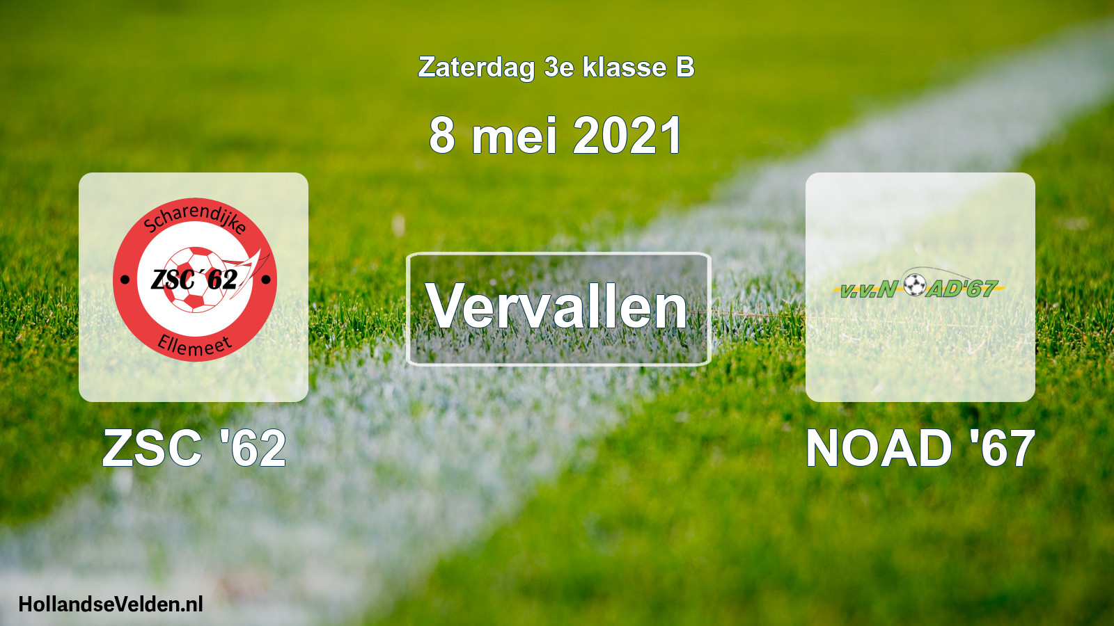 Scheduled Match: ZSC '62 - NOAD '67 (8 May 2021)