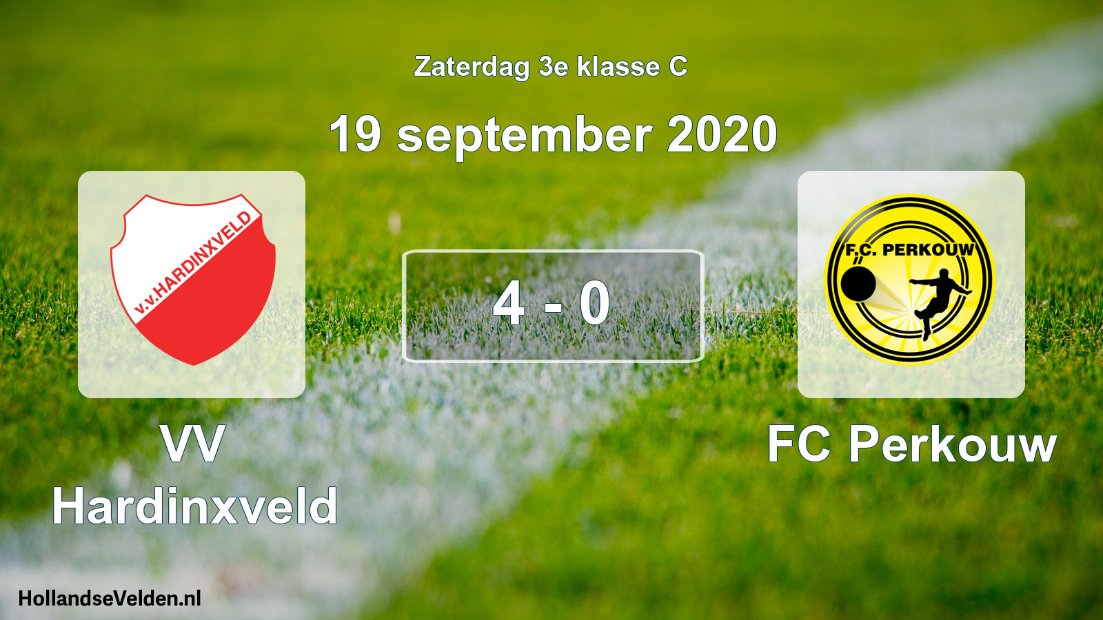 Total number of matches played: VV Hardinxveld - FC Perkouw 4 - 0 (19 September 2020)