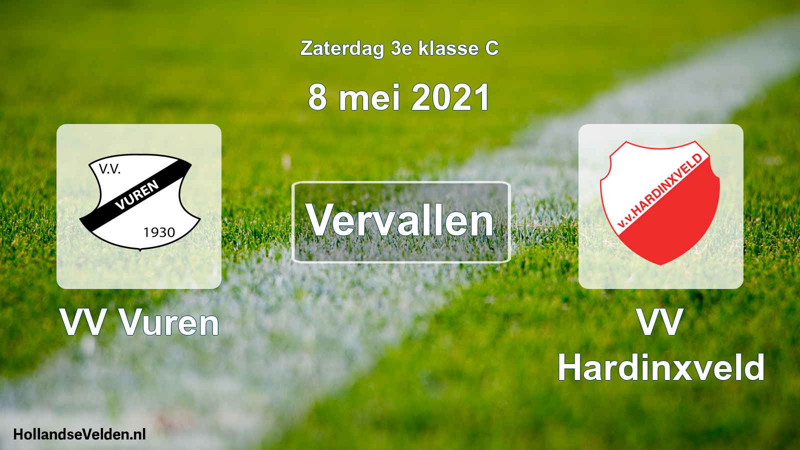 Scheduled Match: VV Vuren - VV Hardinxveld (8 May 2021)