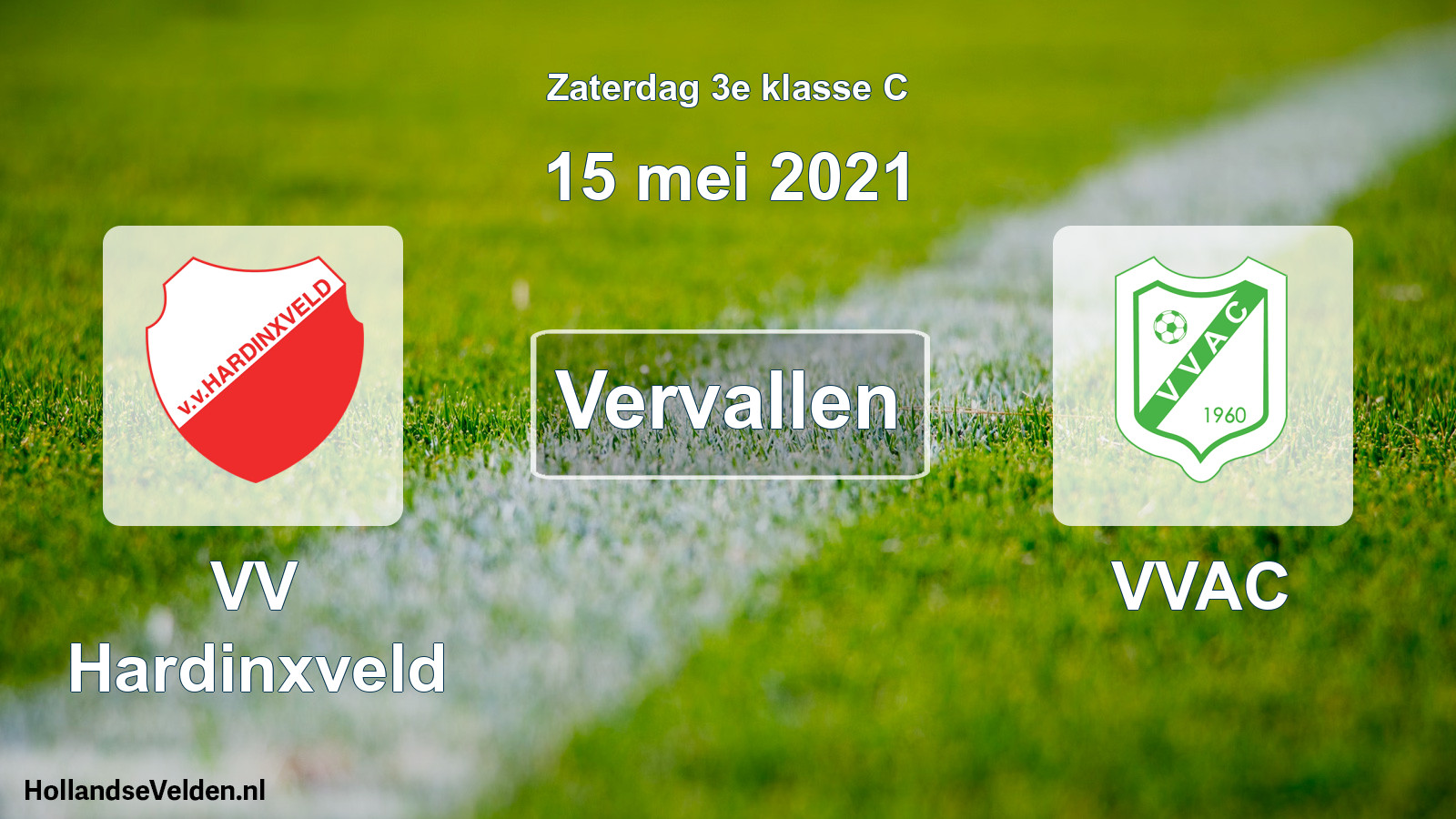 Scheduled Match: VV Hardinxveld - VVAC (15 May 2021)