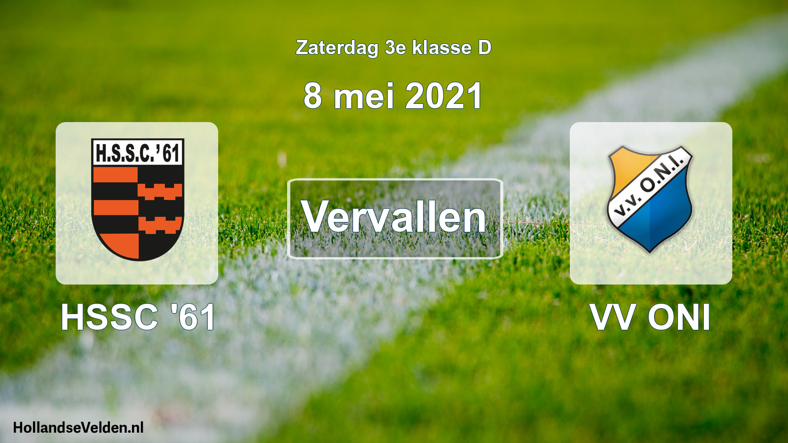 Scheduled Match: HSSC '61 - VV ONI (8 May 2021)