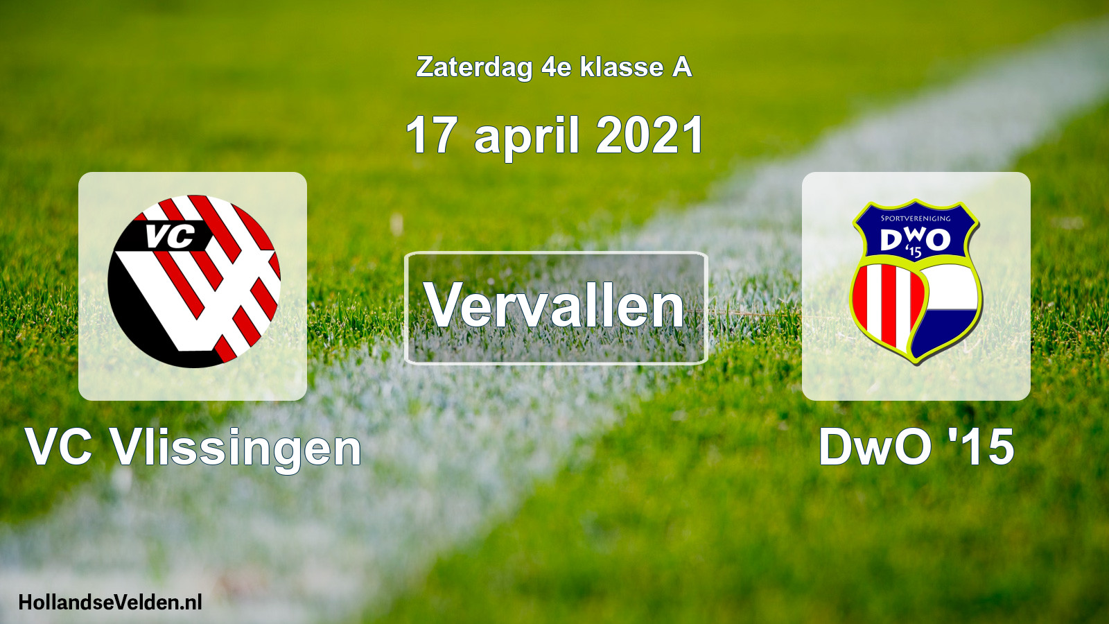 Scheduled Match: VC Vlissingen - DwO '15 (17 April 2021)