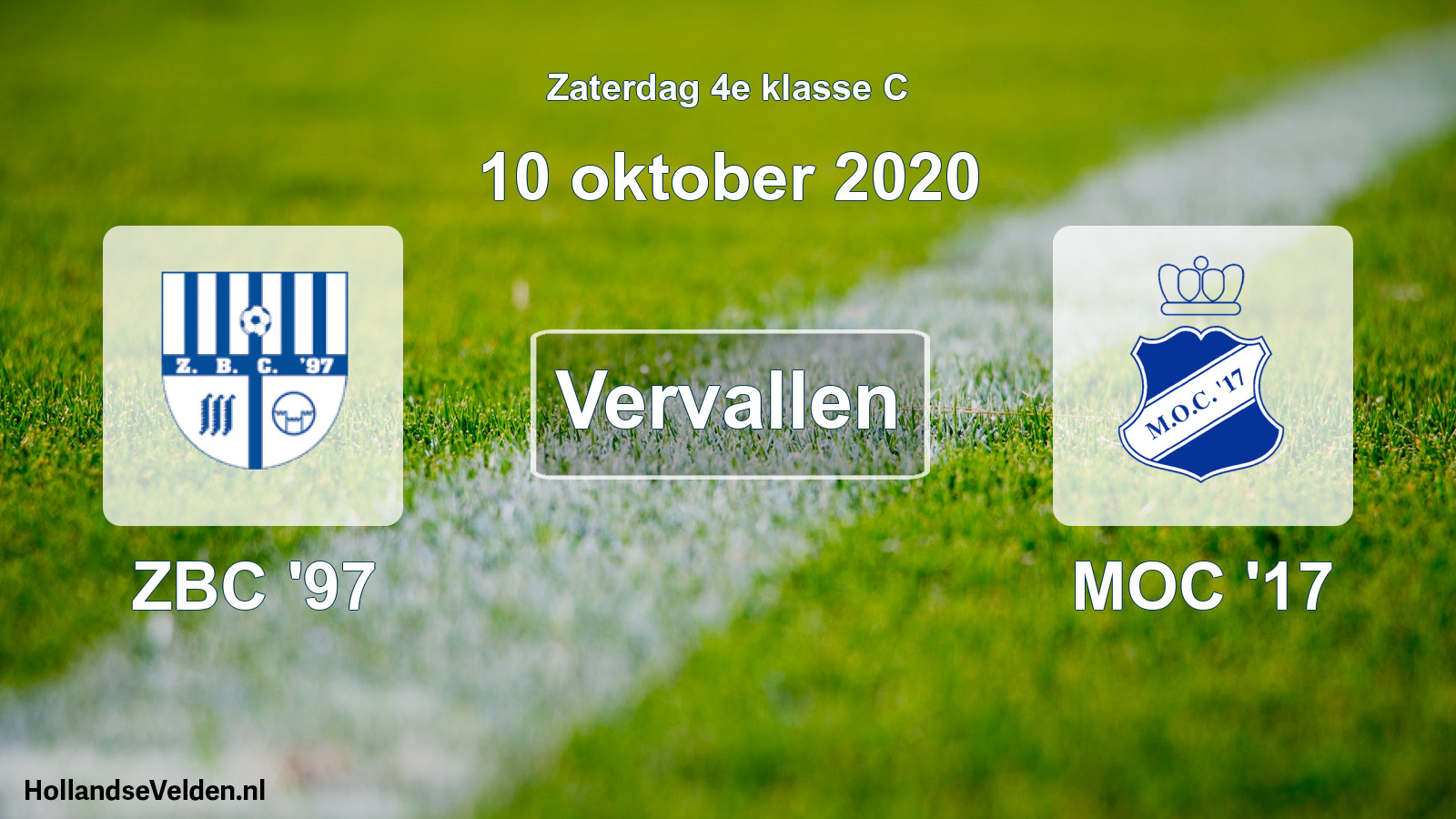 Scheduled Match: ZBC '97 - MOC '17 (10 October 2020)