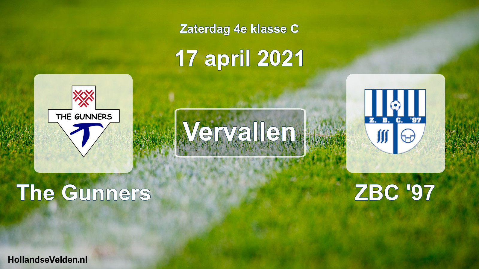 Scheduled Match: The Gunners - ZBC '97 (17 April 2021)