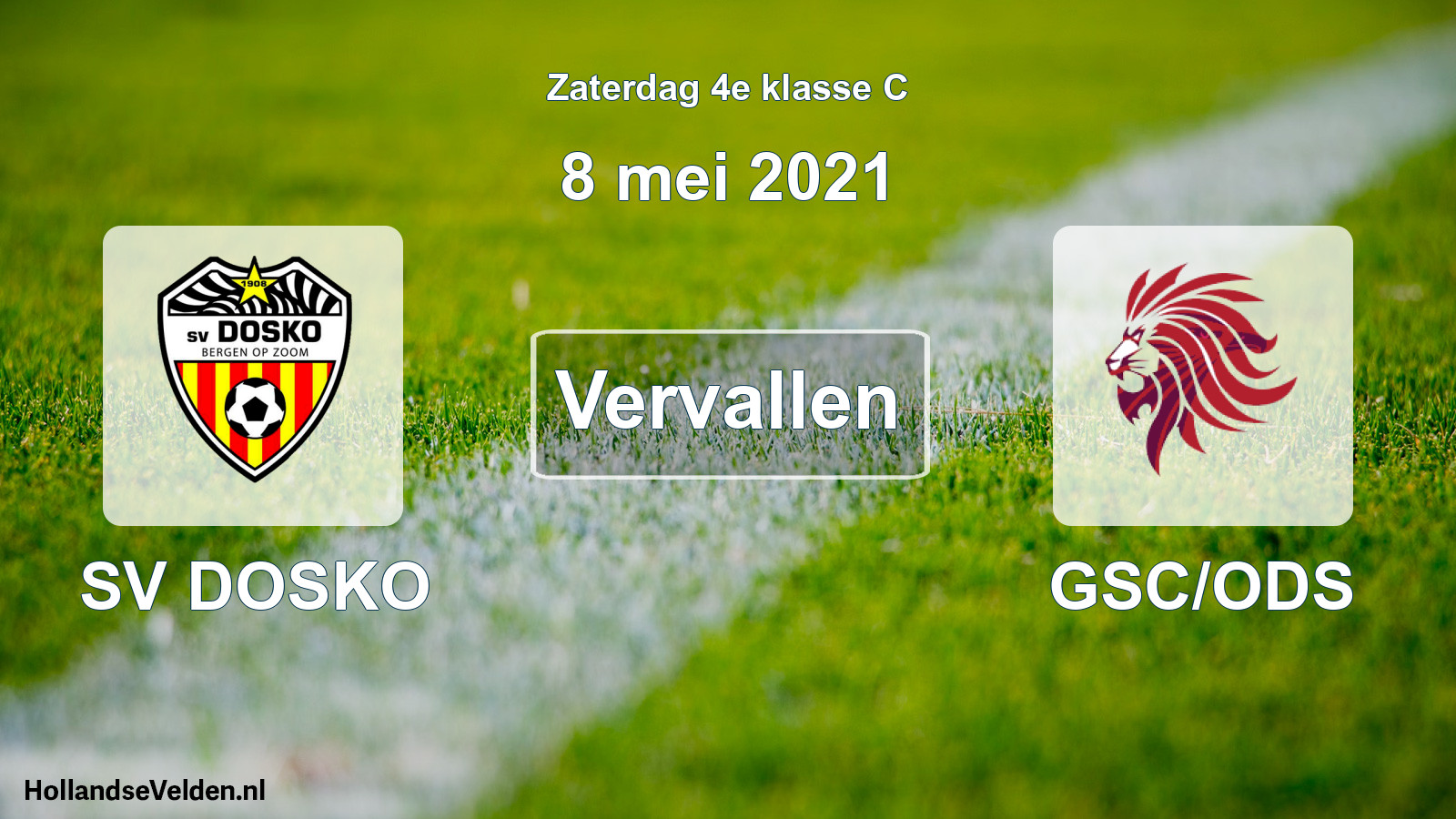 Scheduled Match: SV DOSKO - GSC/ODS (8 May 2021)