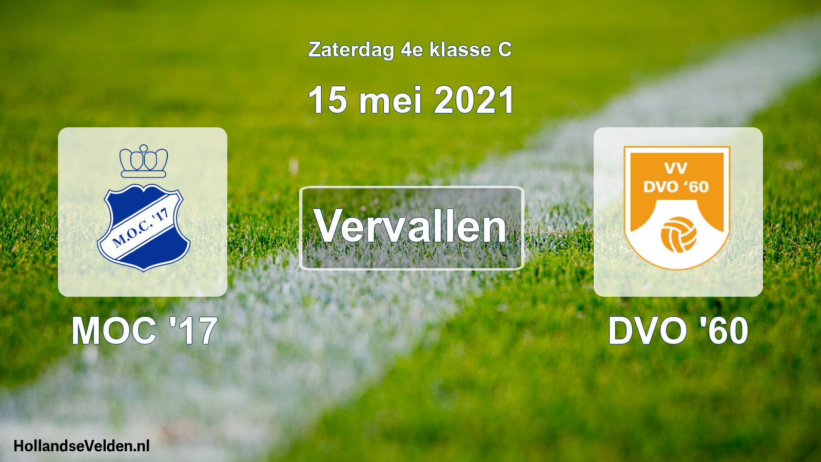 Scheduled Match: MOC '17 - DVO '60 (15 May 2021)