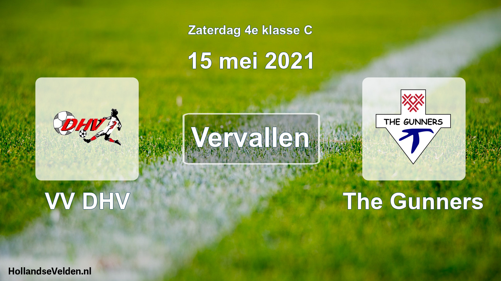 Scheduled Match: VV DHV - The Gunners (15 May 2021)