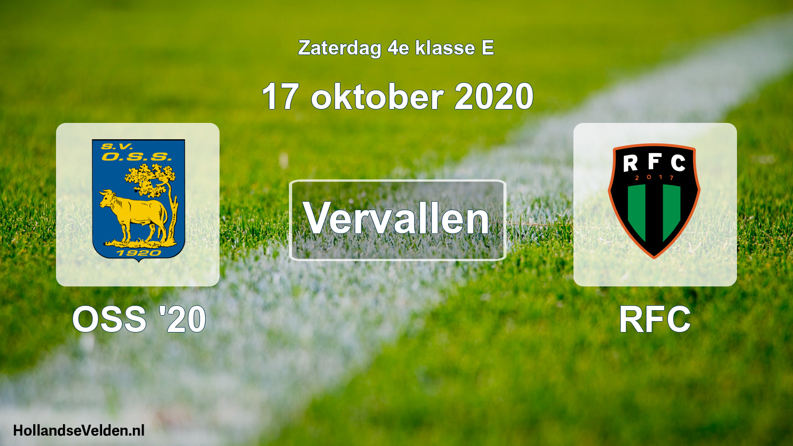 Scheduled Match: OSS '20 - RFC (17 October 2020)