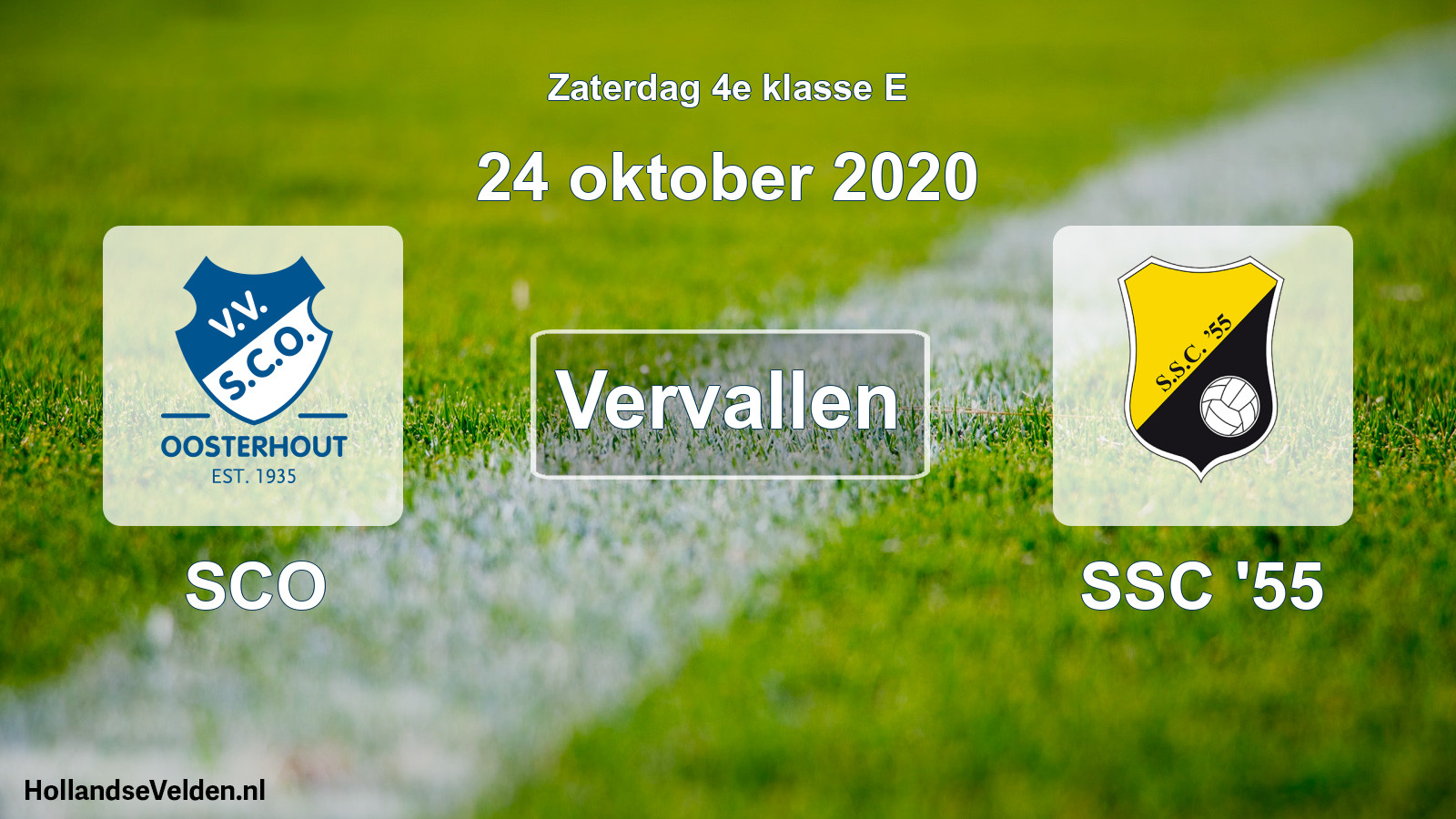 Scheduled Match: SCO - SSC '55 (24 October 2020)