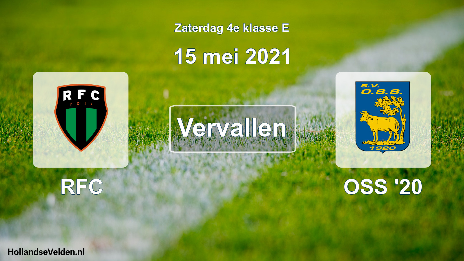 Scheduled Match: RFC - OSS '20 (15 May 2021)