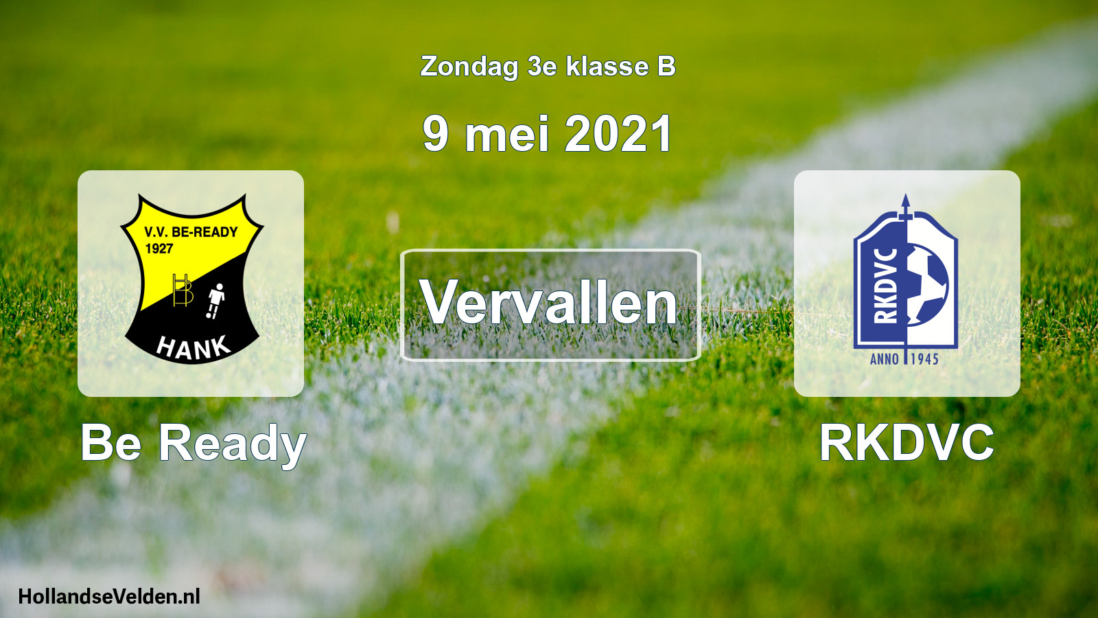 Scheduled Match: Be Ready - RKDVC (9 May 2021)