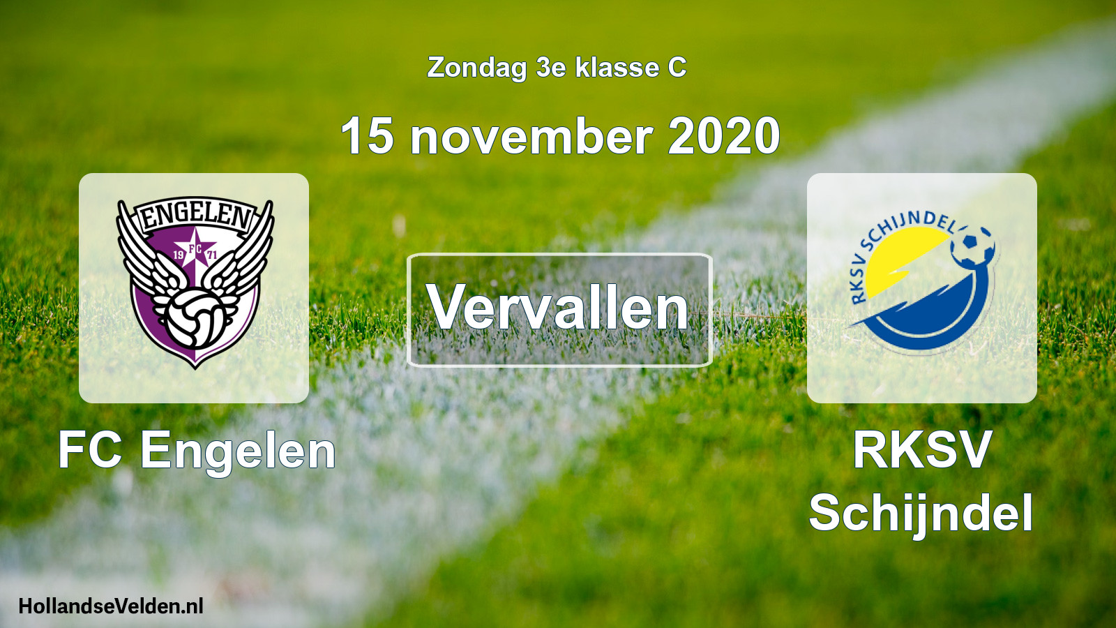 Scheduled Match: FC Engelen - RKSV Schijndel (15 November 2020)