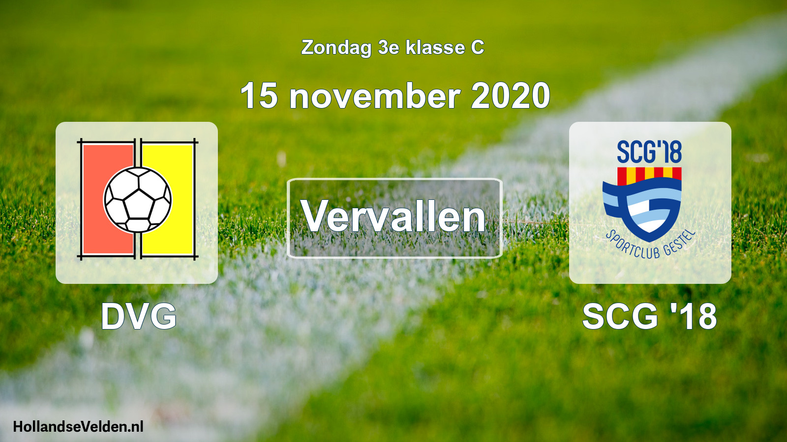 Scheduled Match: DVG - SCG '18 (15 November 2020)