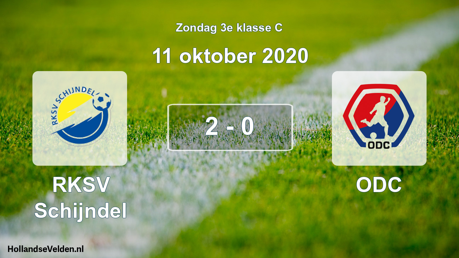 Total number of matches played: RKSV Schijndel - ODC 2 - 0 (11 October 2020)