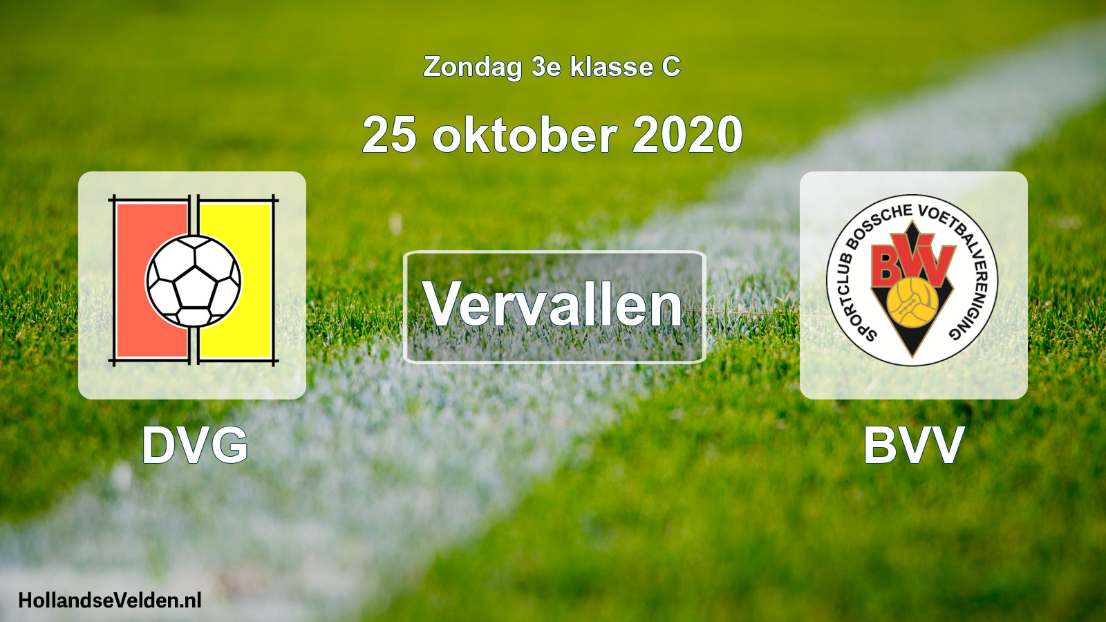Scheduled Match: DVG - BVV (25 October 2020)