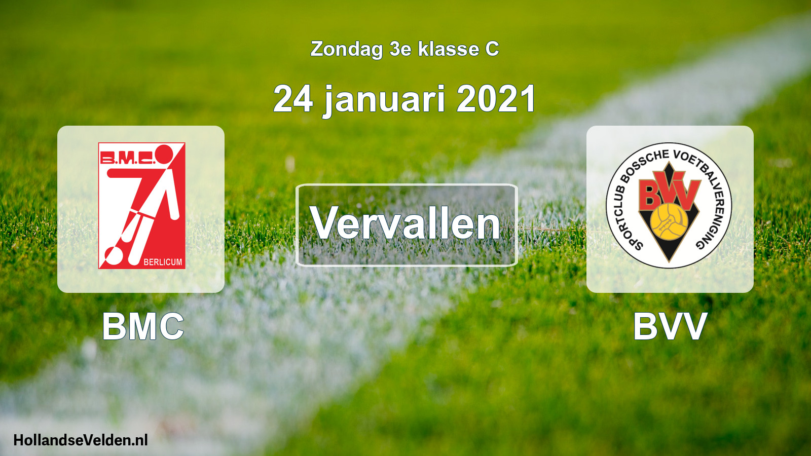 Scheduled Match: BMC - BVV (24 January 2021)