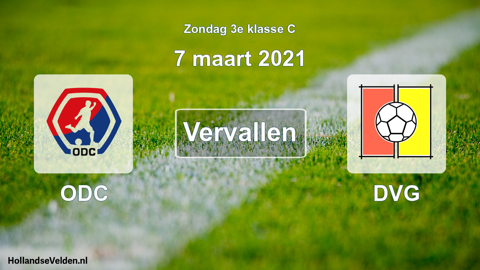 Scheduled Match: ODC - DVG (7 March 2021)