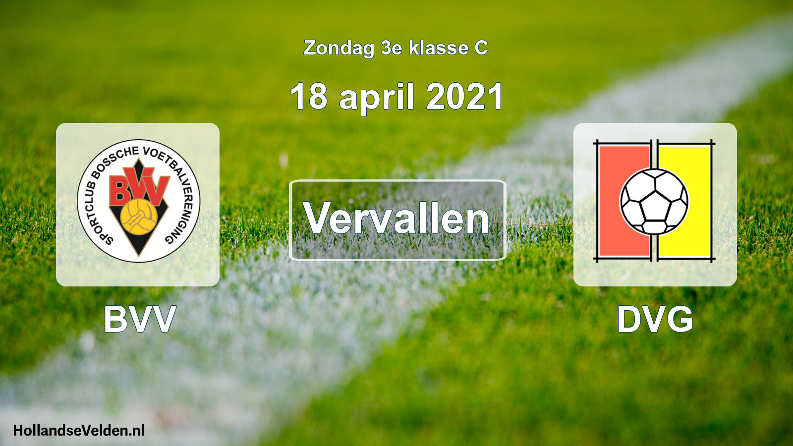 Scheduled Match: BVV - DVG (18 April 2021)