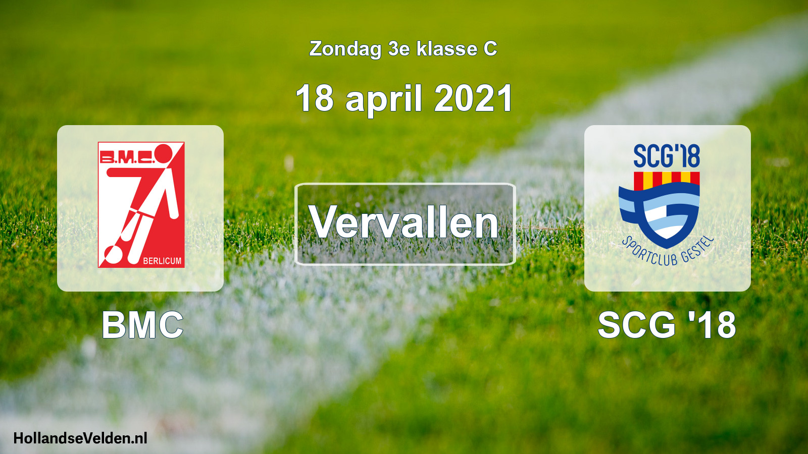 Scheduled Match: BMC - SCG '18 (18 April 2021)