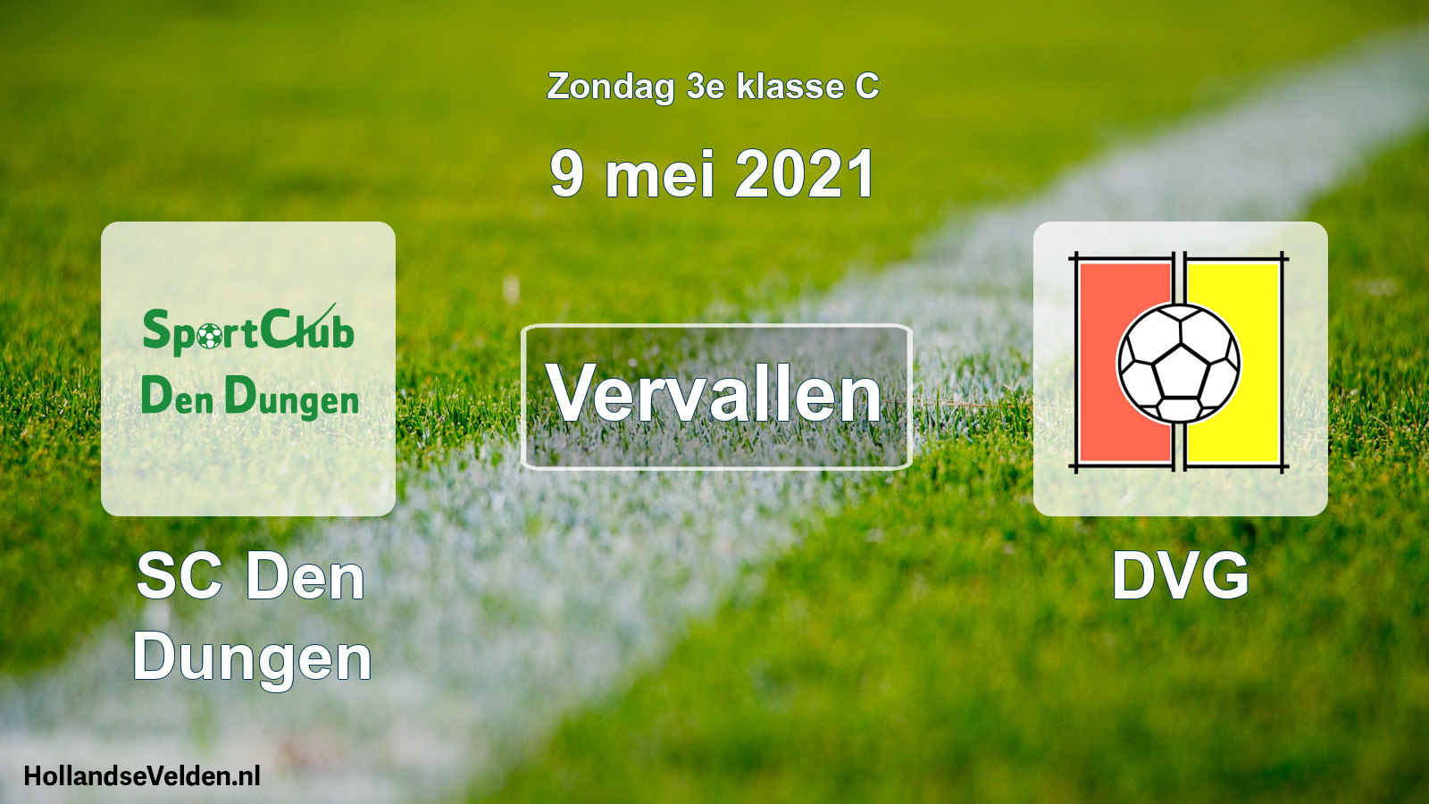 Scheduled Match: SC Den Dungen - DVG (9 May 2021)