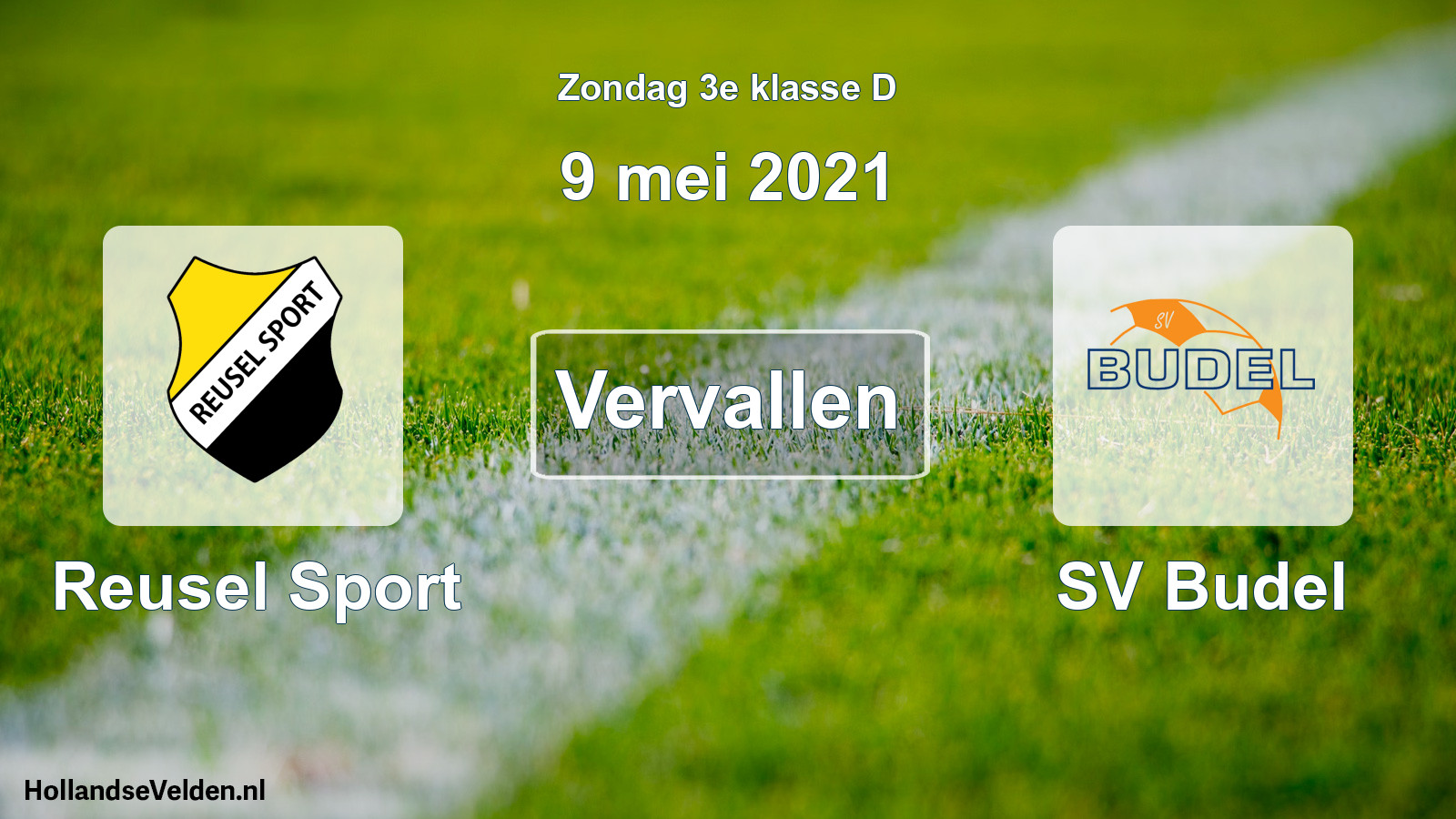 Scheduled Match: Reusel Sport - SV Budel (9 May 2021)