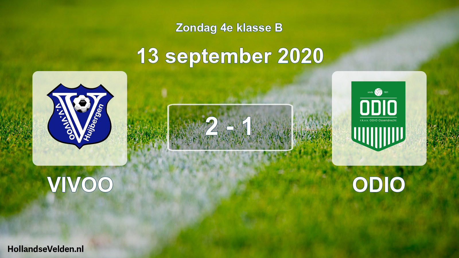Total number of matches played: VIVOO - ODIO 2 - 1 (13 September 2020)