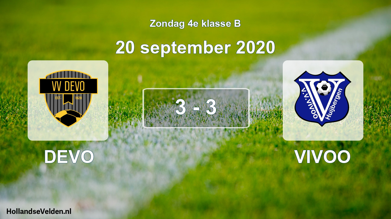 Total number of matches played: DEVO - VIVOO 3 - 3 (20 September 2020)