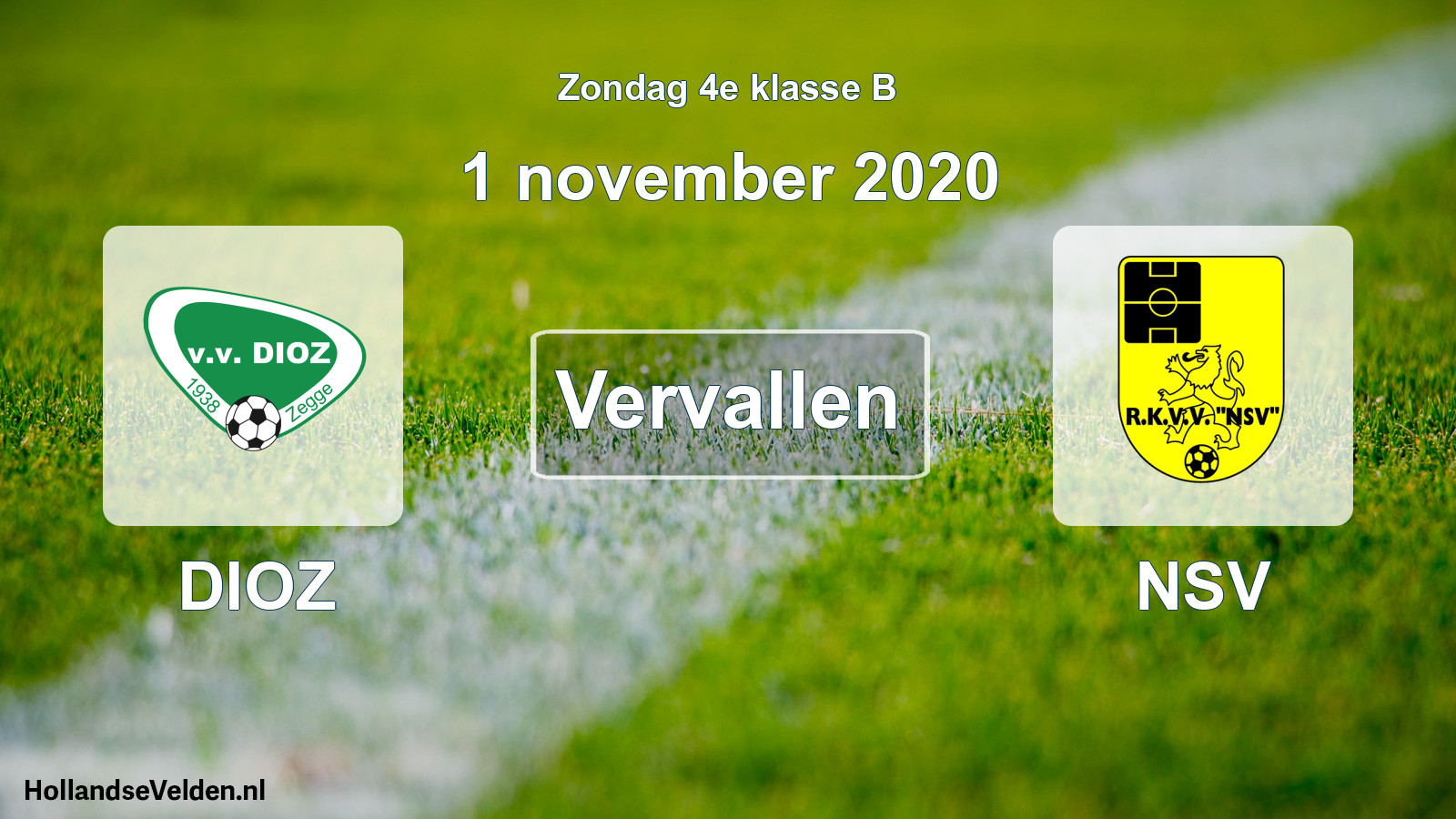 Scheduled Match: DIOZ - NSV (1 November 2020)