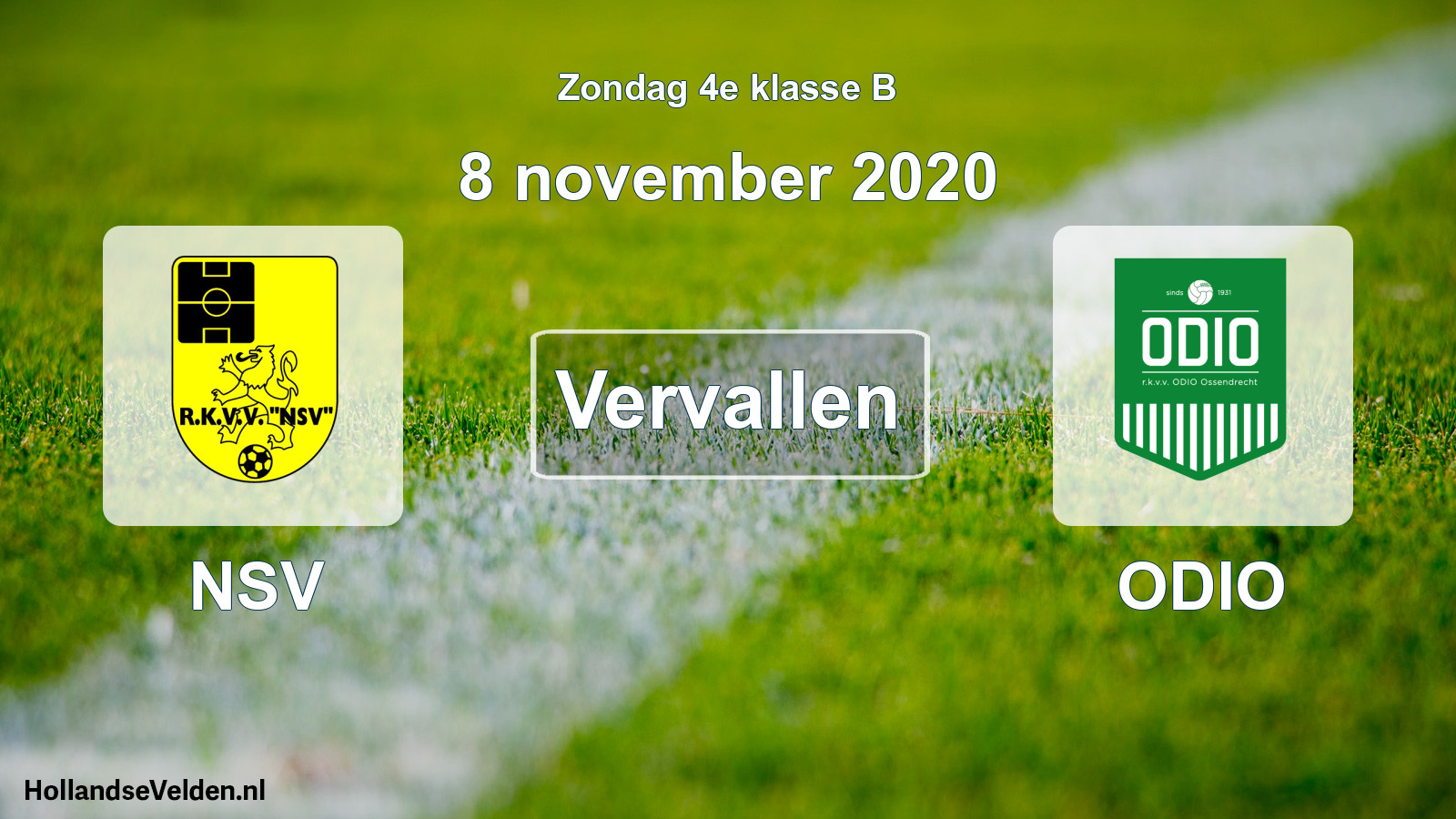 Scheduled Match: NSV - ODIO (8 November 2020)