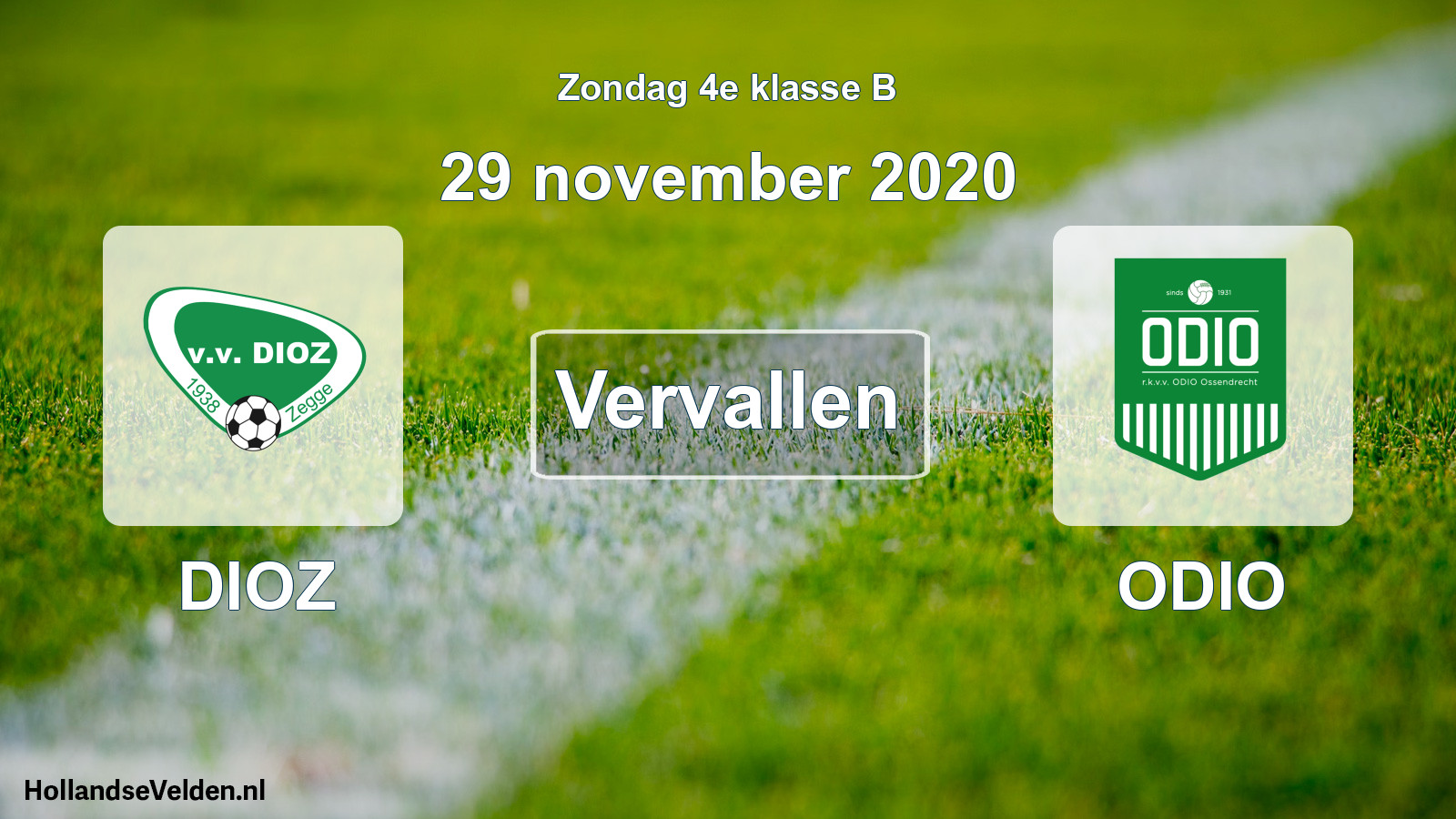 Scheduled Match: DIOZ - ODIO (29 November 2020)