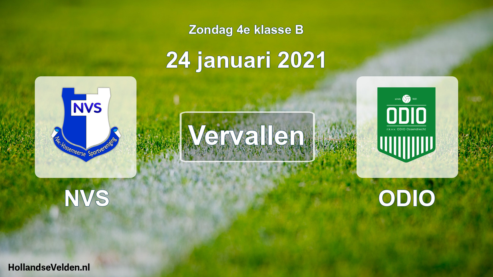 Scheduled Match: NVS - ODIO (24 January 2021)