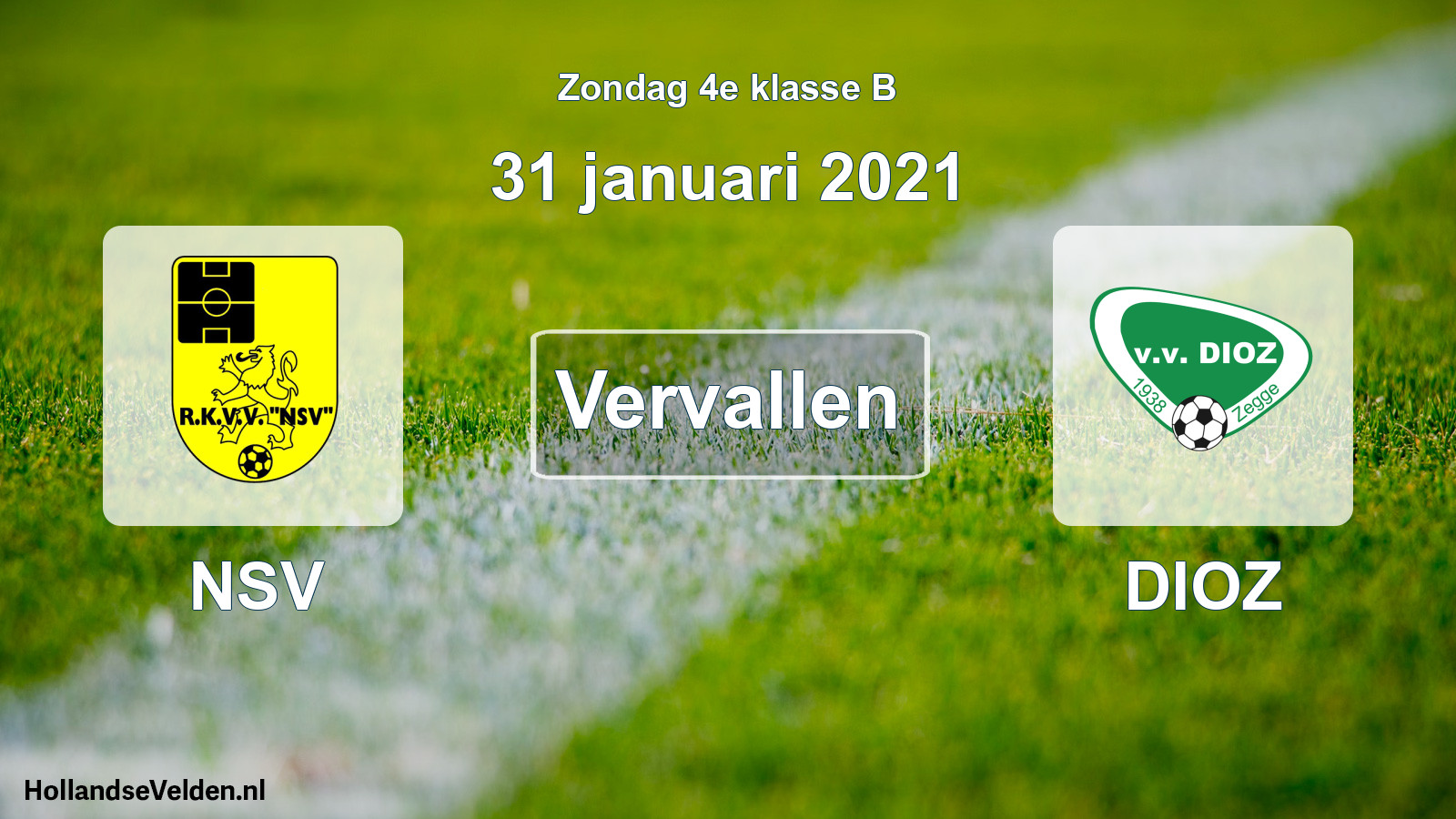 Scheduled Match: NSV - DIOZ (31 January 2021)