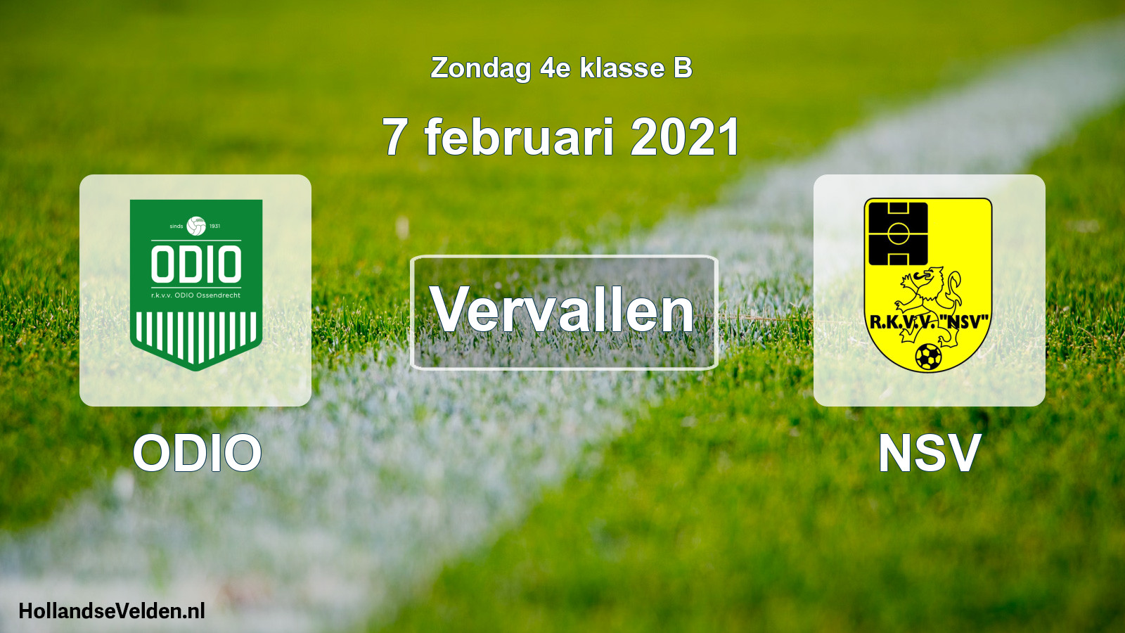 Scheduled Match: ODIO - NSV (7 February 2021)