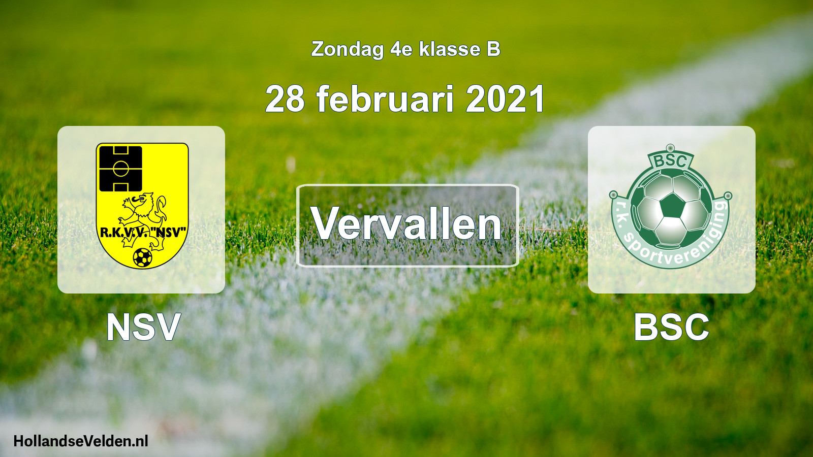 Scheduled Match: NSV - BSC (28 February 2021)