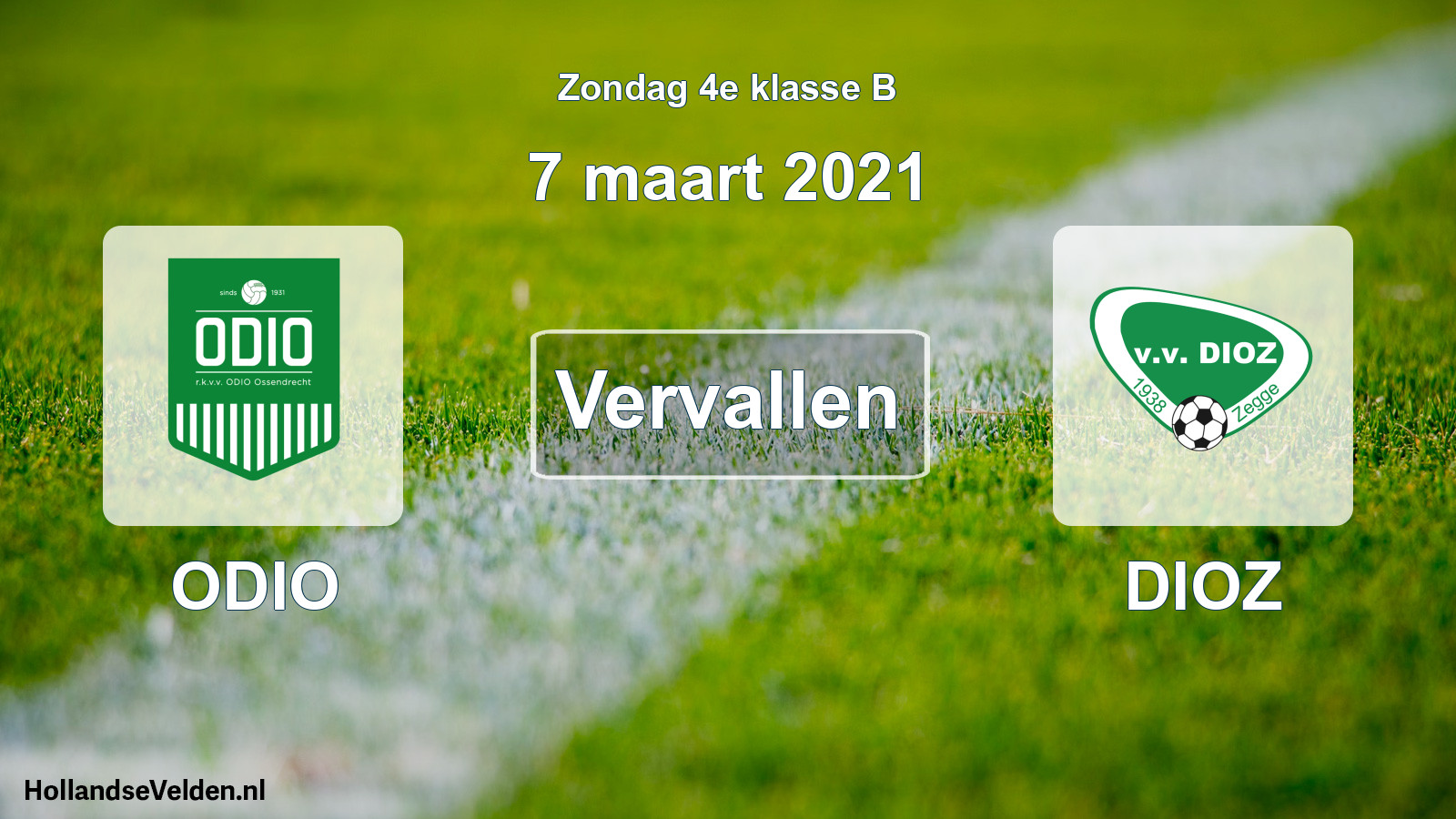 Scheduled Match: ODIO - DIOZ (7 March 2021)