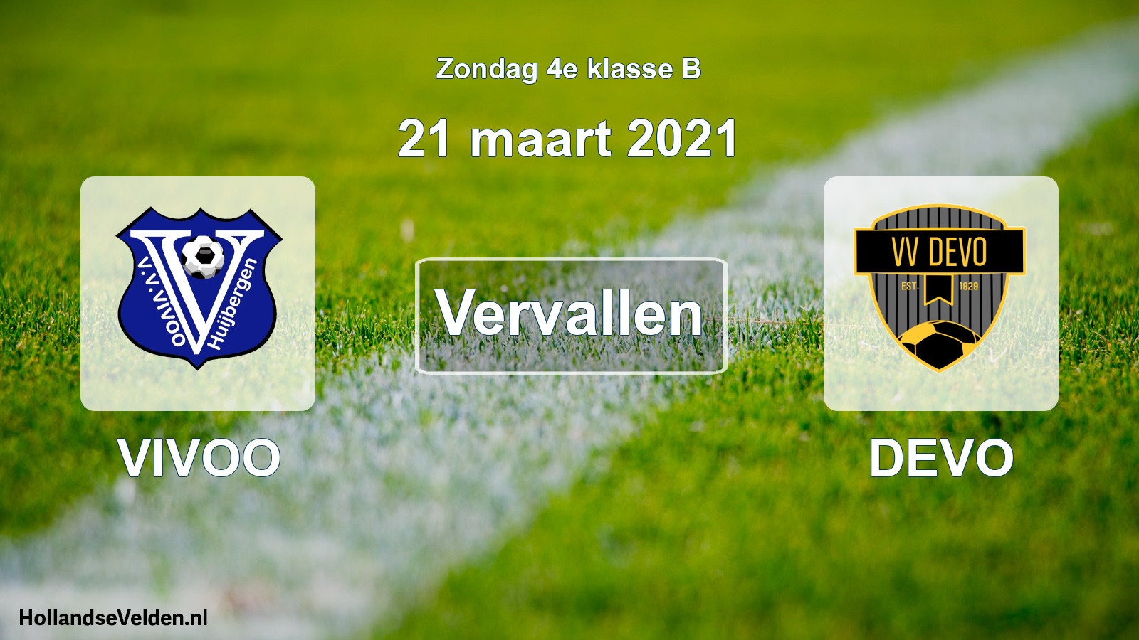Scheduled Match: VIVOO - DEVO (21 March 2021)