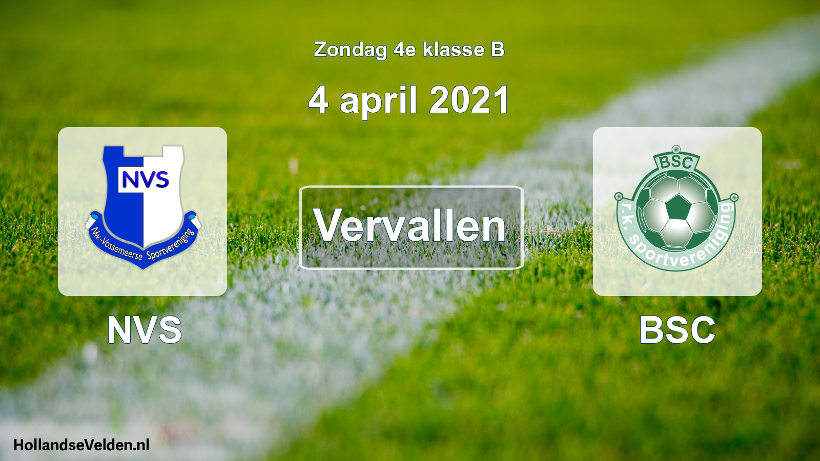 Scheduled Match: NVS - BSC (4 April 2021)