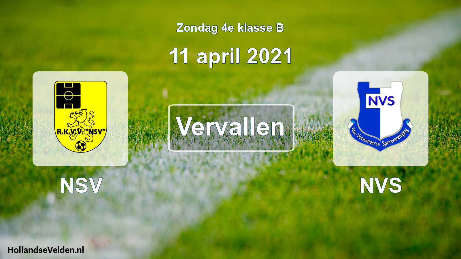 Scheduled Match: NSV - NVS (11 April 2021)