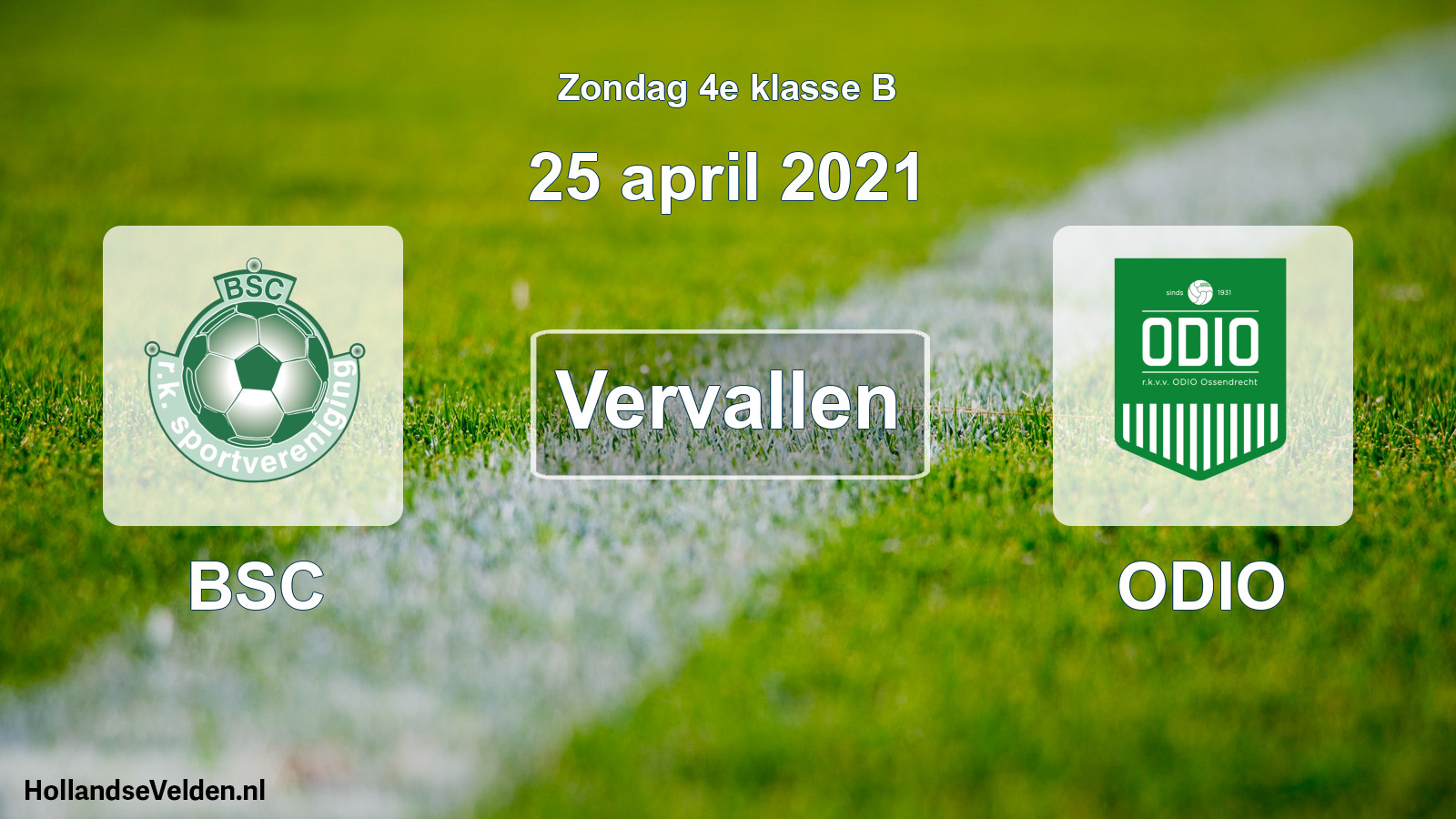 Scheduled Match: BSC - ODIO (25 April 2021)