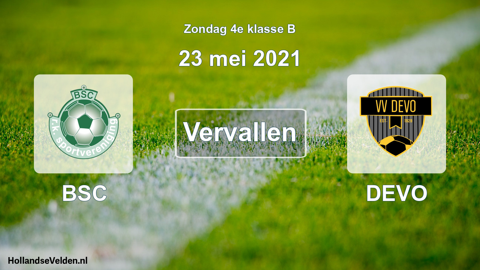 Scheduled Match: BSC - DEVO (23 May 2021)