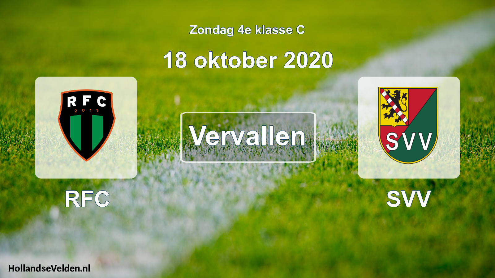 Scheduled Match: RFC - SVV (18 October 2020)