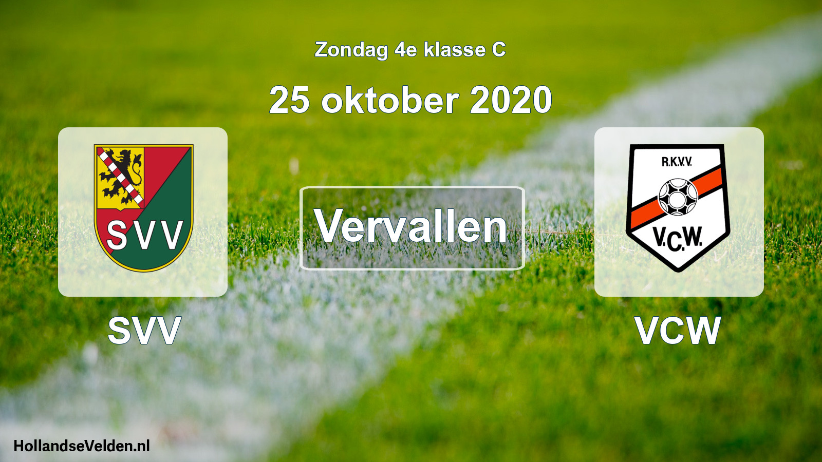 Scheduled Match: SVV - VCW (25 October 2020)