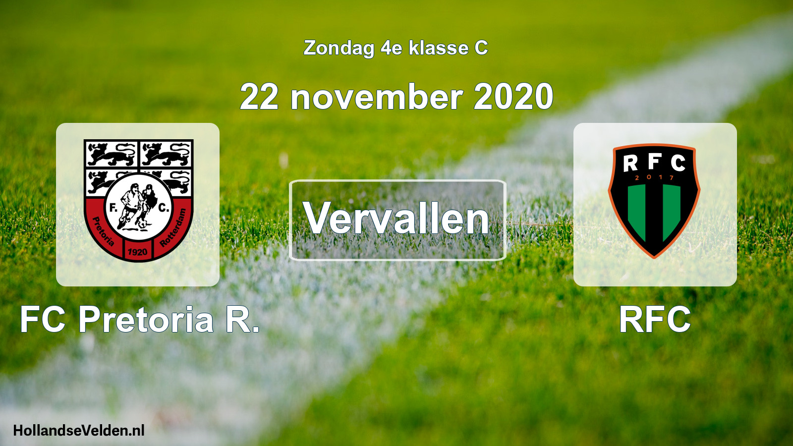 Scheduled Match: FC Pretoria R. - RFC (22 November 2020)