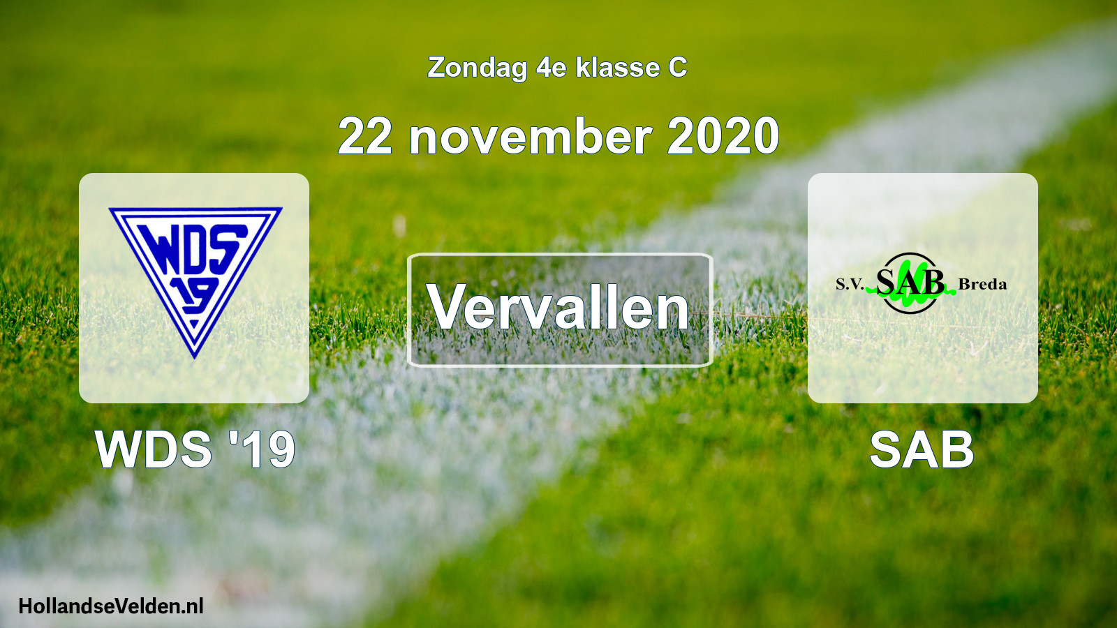 Scheduled Match: WDS '19 - SAB (22 November 2020)