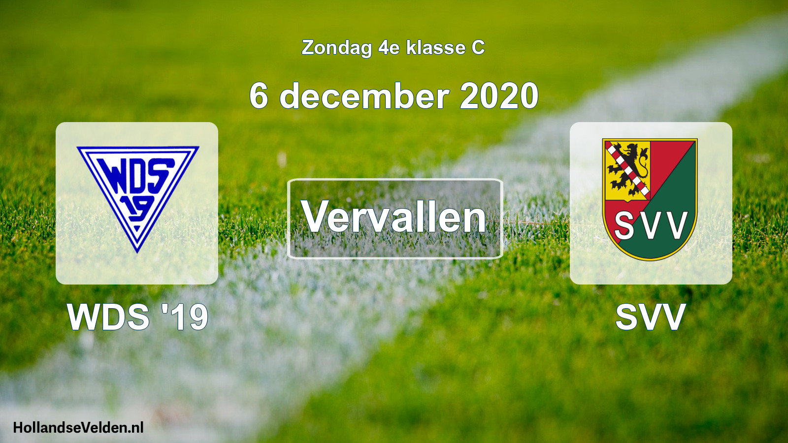 Scheduled Match: WDS '19 - SVV (6 December 2020)