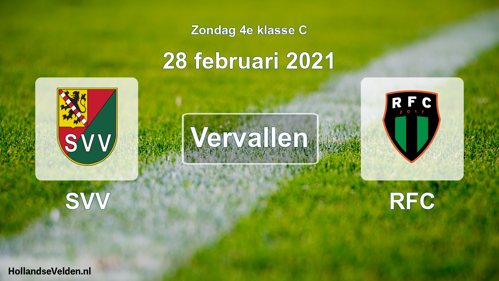 Scheduled Match: SVV - RFC (28 February 2021)