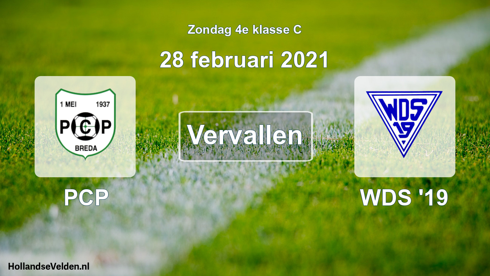 Scheduled Match: PCP - WDS '19 (28 February 2021)